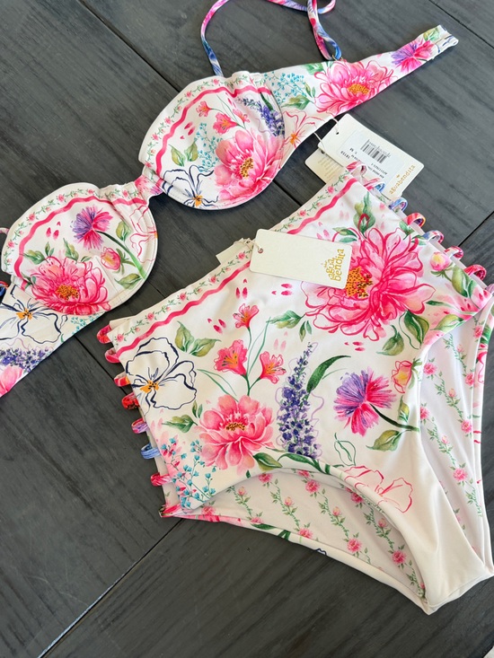 Agua Bendita Other - Agua Bendita Floral Bikini Set Size M NWT